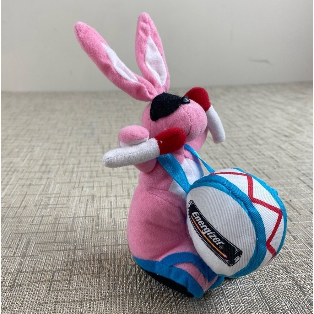 Vintage 1997 Eveready Energizer Bunny Battery Powered Plush‎ 7" Beanbag Toy